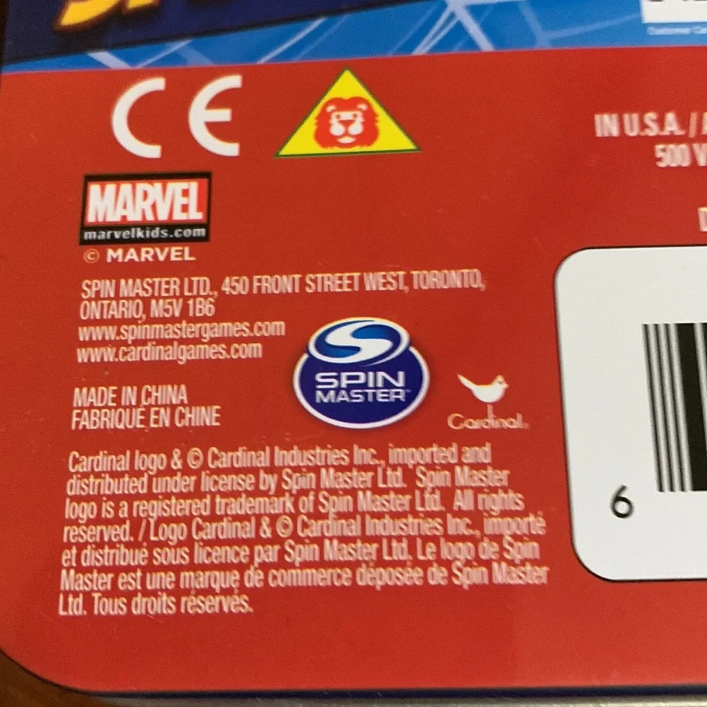 Marvel Spider-Man Puzzle and Jumbo Playing Cards Set